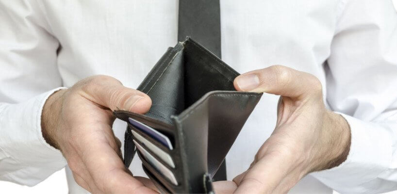 Bild_Magazine Leeres Portmonee